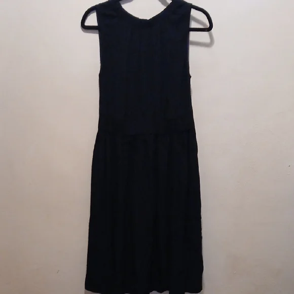 kate spade black midi dress Kate Spade Black/ Multi Embroidered Mosaic Midi Dress 4